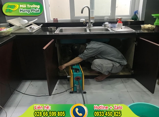 dịch vụ thông nghẹt bồn rửa chén giá rẻ tphcm
