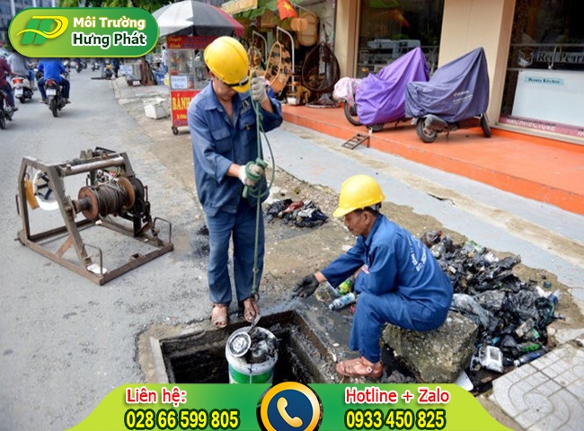 Thông cầu nghẹt bằng khoan dây cáp hiệu quả