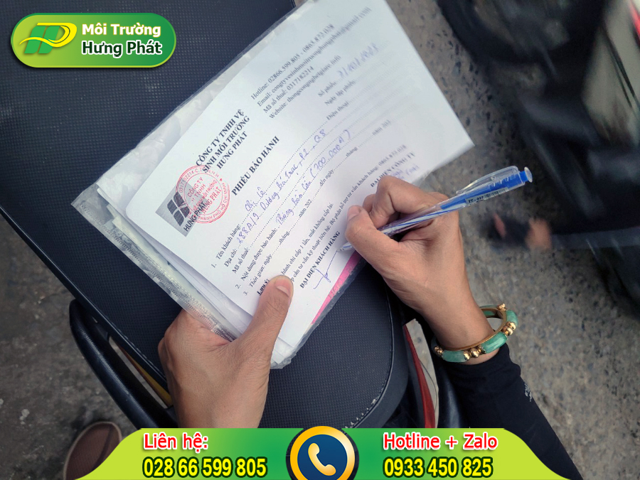 Bảo hành hút hầm cầu hưng phát